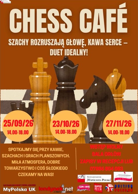 Chess Café – szachy, planszówki i dobra atmosfera