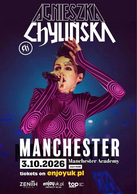 Agnieszka Chylińska w Manchesterze 