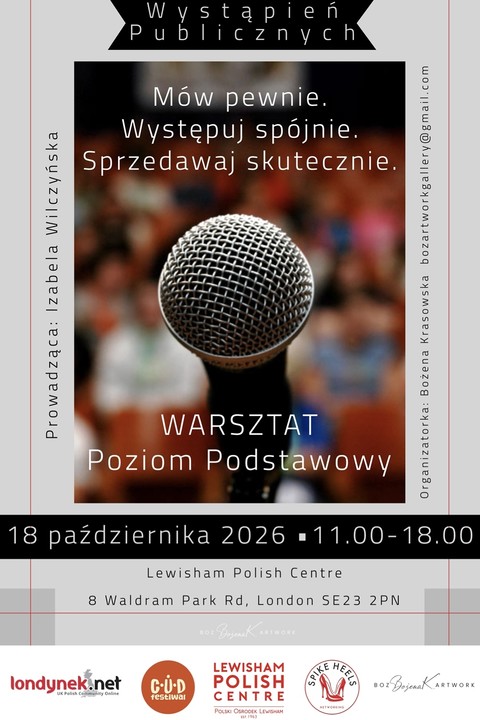 Warsztaty: Sztuka Wystąpień Publicznych V edycja