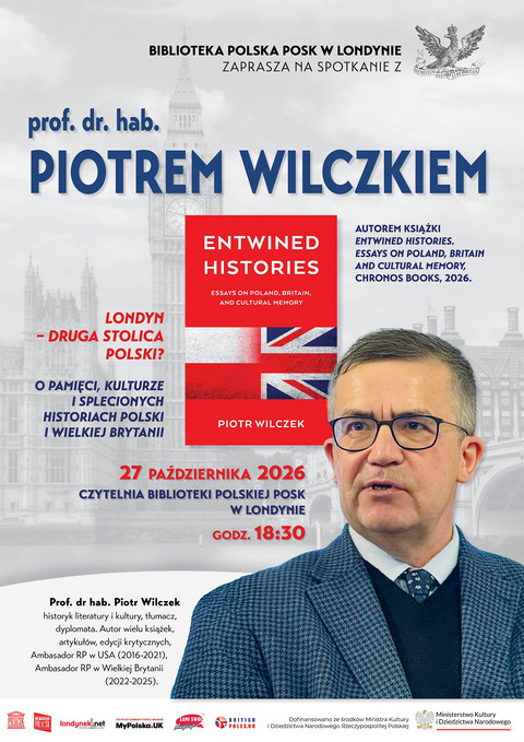 Spotkanie z prof. Piotrem Wilczkiem w Bibliotece Polskiej POSK
