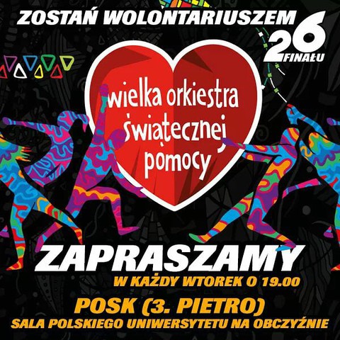 Zostań wolontariuszem WOŚP