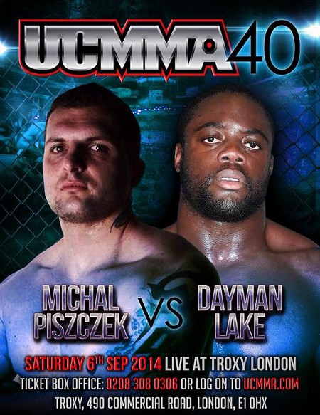 Gala MMA w Londynie: UCMMA 40