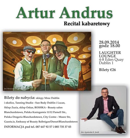Recital kabaretowy Artura Andrusa