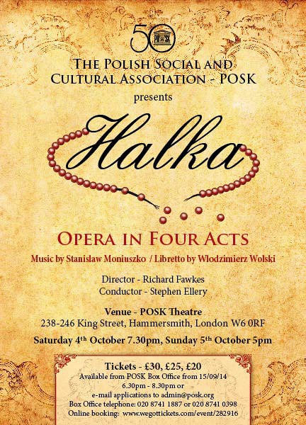 Opera 'Halka' w Londynie
