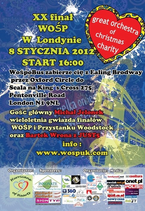 XX Finał WOŚP w Londynie