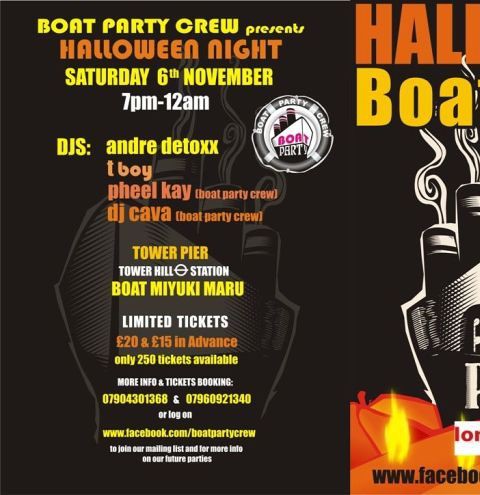 Halloween Boat Party 