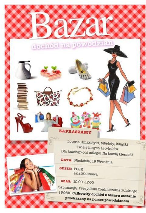 Bazar dla powodzian