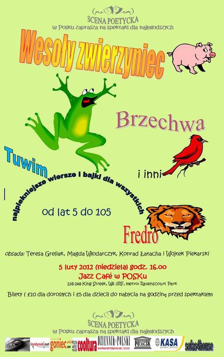Scena Poetycka: Wesoły zwierzyniec