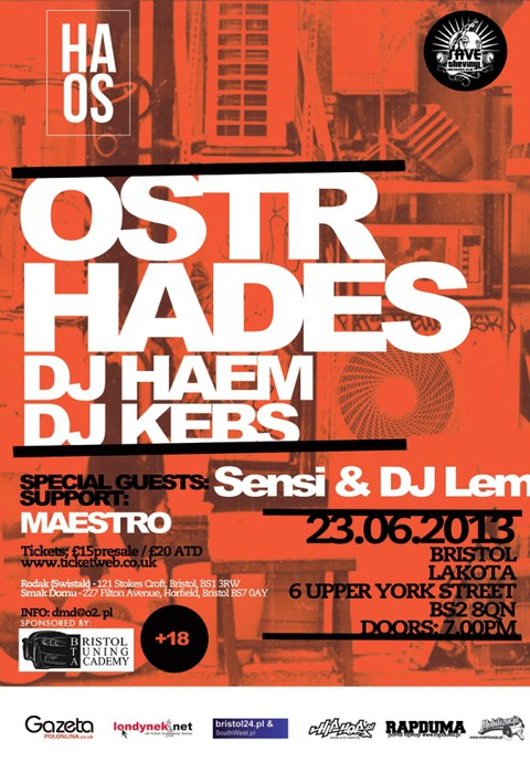 OSTR & Hades w Bristol