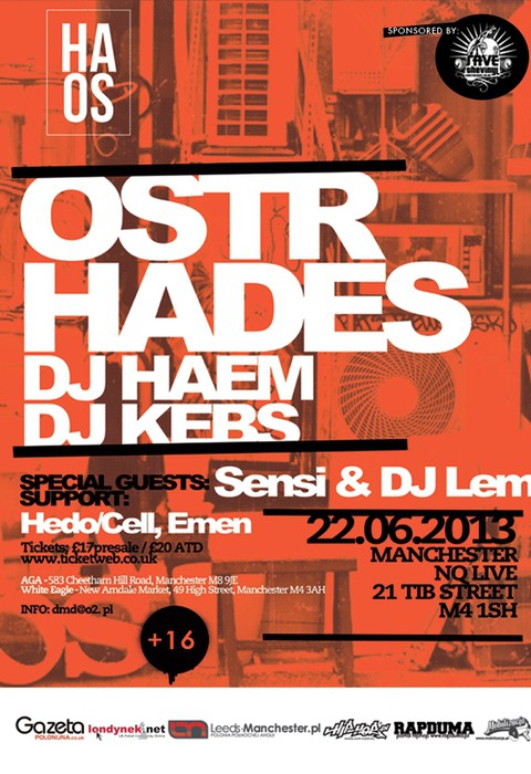 OSTR & Hades w Manchester