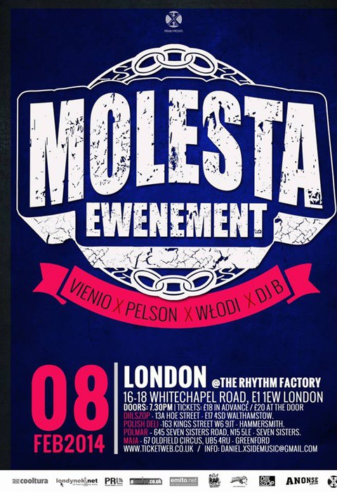 Molesta Ewenement w Londynie!