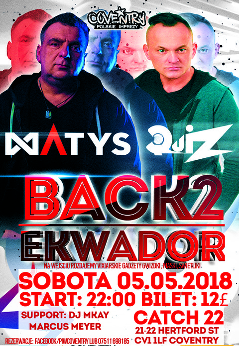 Back 2 Ekwador Manieczki w Coventry