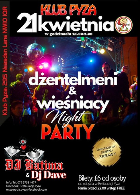 Dżentelmeni & Wieśniacy Night Party
