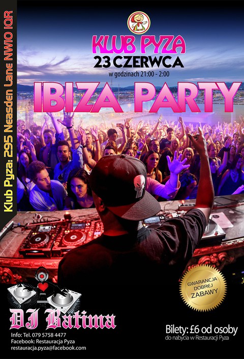 Ibiza Party w klubie Pyza