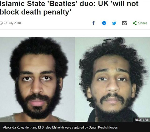 Bojownicy islamscy z grupy "Beatlesów" z karą śmierci