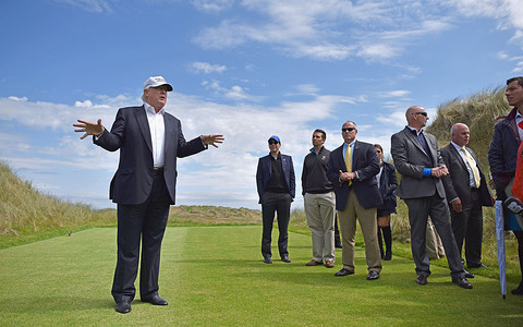 Firma Trumpa chce znów zainwestować w ośrodek golfa w Szkocji