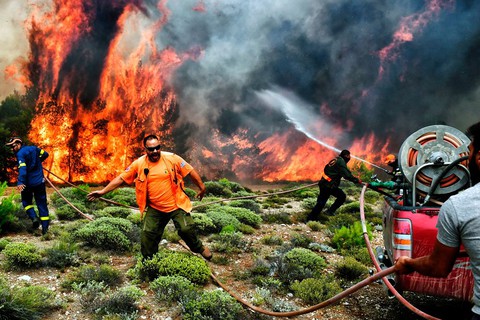 Grecja: Pożary w Attyce były spowodowane podpaleniem