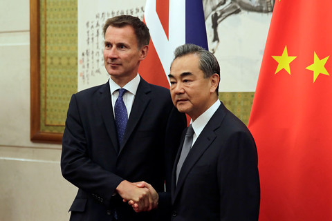 UK will seek talks on trade deal with China, says Jeremy Hunt