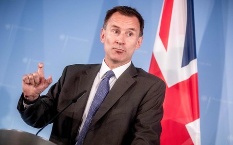 Jeremy Hunt warns only Vladimir Putin would welcome no-deal Brexit 