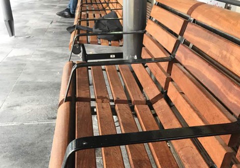 Outrage as LSE installs barriers on benches to 'stop homeless people sleeping'