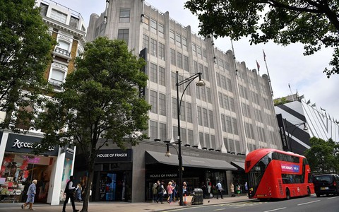 Sports Direct strikes £90m deal to rescue parts of House of Fraser