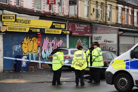 Ten people are in hospital after they were shot following a carnival in Manchester.   Read more: htt