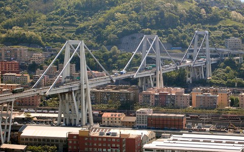 Genoa motorway bridge collapses in Italy 'tragedy'