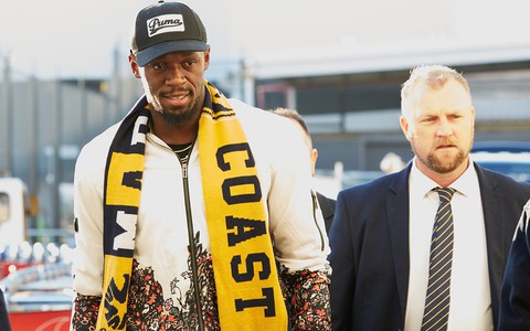 'This is for real': Usain Bolt arrives in Sydney to chase football dream