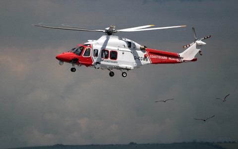 Baby born on coastguard helicopter 1,400ft above Cornwall