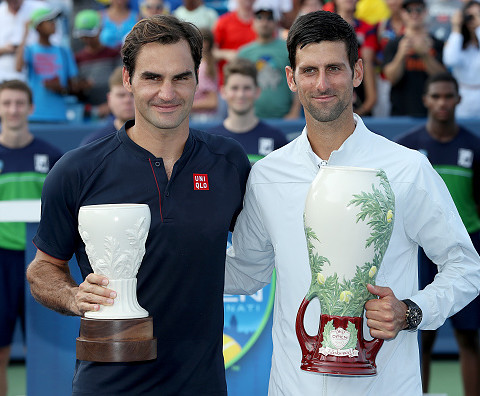 Djokovic defeated Federer and won the tournament in Cincinnati