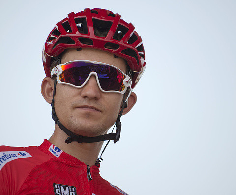 Kwiatkowski is the leader of the Vuelta a Espana race