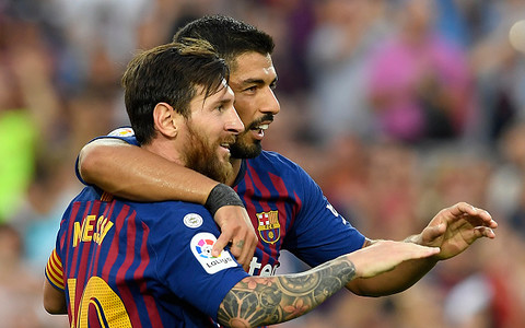 Lionel Messi and Luiz Suarez masterclass help Barca come from behind in thumping