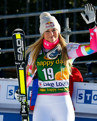 Lindsey Vonn triumphs in World Cup downhill comeback at Lake Louise
