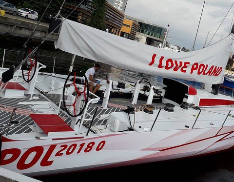 The yacht "I love Poland" will promote Poland and compete in regatta