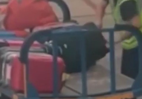 Ryanair passenger catches baggage handler on camera opening suitcase and stealing speaker