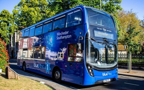 UK's first air-filtering bus launches in Southampton
