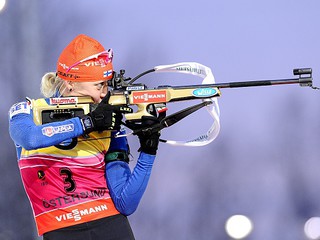 Kaisa Makarainen of Finland was first in Hochfilzen