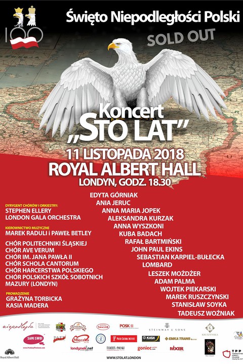 Dumny polski orzeł zaprasza na wyjątkowy koncert w Royal Albert Hall