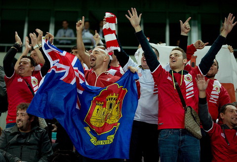 Wrong anthem, right result for Gibraltar in 1st win