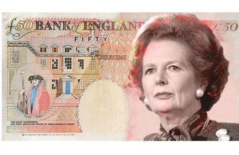 Brytyjczycy chcą Margaret Thatcher na nowej 50-funtówce