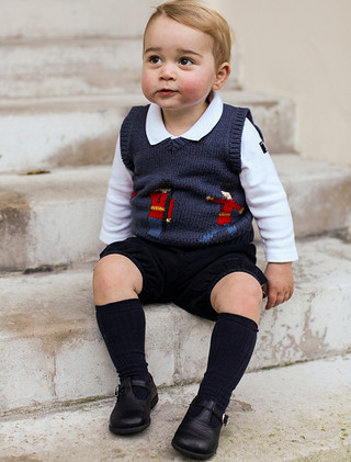 Prince George Christmas pictures released