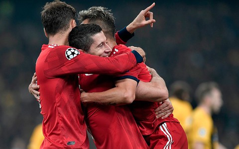 LM: Zwycięstwo Bayernu, gol Lewandowskiego