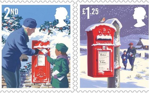 Są już świąteczne znaczki od Royal Mail
