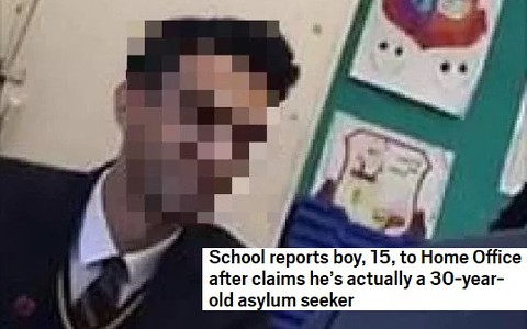 Suffolk: 30-letni uchodźca chodził do szkoły z 15-latkami