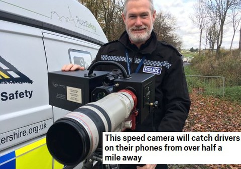 Nowa broń policji w UK. Gigantyczny fotoradar o wielkim zasięgu