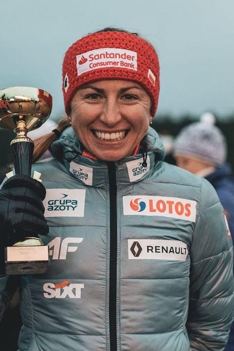 "The fastest trainer in the world". Justyna Kowalczyk won the race in Finland