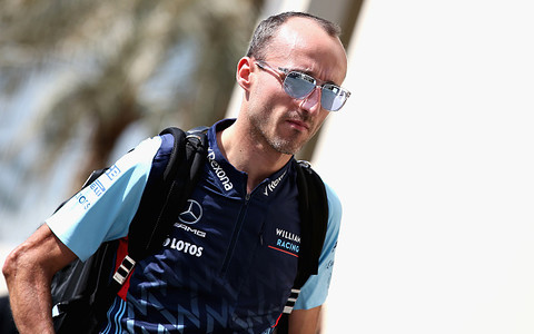 Kubica's ninth time during testing in Abu Dhabi