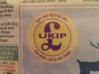 Wpadka UKIP: "Powiedz NIE Wielkiej Brytanii!"