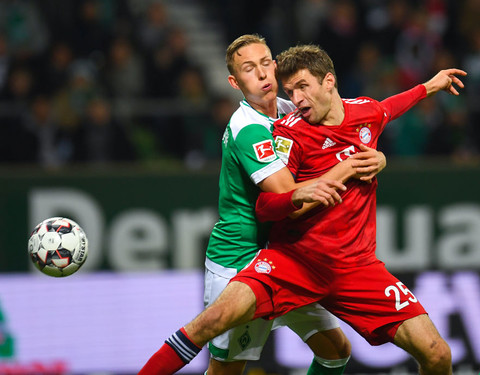 Bayern Munich's nervy 1-2 win over Werder Bremen