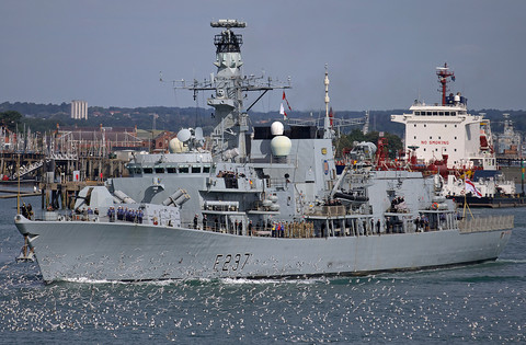 Wizyta brytyjskiego okrętu wojennego w Gdyni